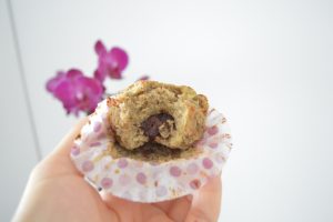 Безглутенови мъфини с шоколадов пълнеж