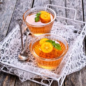 Джинджифилово-лимонов желиран десерт